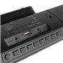 Audizio Nimes Radio Bluetooth Stéréo 50W - Noir, avec Lecteur CD, Lecteur MP3/USB, 20 Stations Préréglées, Écran LCD, Idéale pou