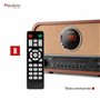 Audizio Salerno Radio Dab+ avec Lecteur CD - Bluetooth 5.0, Affichage LCD, Horloge et Minuterie, Sortie Casque, Télécommande Inc