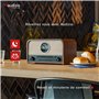 Audizio Salerno Radio Dab+ avec Lecteur CD - Bluetooth 5.0, Affichage LCD, Horloge et Minuterie, Sortie Casque, Télécommande Inc