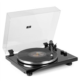 Audizio Toledo Platine Vinyle HiFi Premium Sortie Bluetooth - Noire