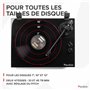 Audizio Toledo Platine Vinyle HiFi Premium Sortie Bluetooth - Noire, 33 et 45 TR/Min, Bras de Lecture Réglable, Cellule Audio Te