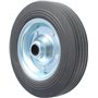 ProPlus Roulette Roue Jockey Jante métal avec Pneu Caoutchouc 200x50mm