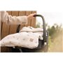 Jollein Chancelière Teddy Lovely - Pour porte-bébé, siège auto groupe 0+ et poussette - Pour ceinture à 3 points et 5 points