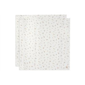 Jollein Riverside Lot de 2 langes en mousseline 100% coton pour bébé 115 x 115 cm Certifié Oeko-Tex