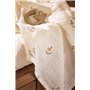 Jollein Lot de 3 langes en mousseline pour bébé - Nostalgic Ride - 70 x 70 cm - 100% coton - Lingettes pour bébé - Certifiées Oe