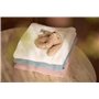 Jollein Hochet bébé - Bunny Riverside - Biscuit - 100% polyester - 13 x 11 x 7 cm