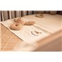 Jollein Hochet bébé - Bunny Riverside - Biscuit - 100% polyester - 13 x 11 x 7 cm