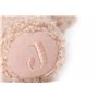 Jollein Hochet pour bébé - Ours en peluche - Rose sauvage - Boucle - 100% polyester - 22 x 9 x 20 cm