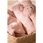 Jollein Hochet pour bébé - Ours en peluche - Rose sauvage - Boucle - 100% polyester - 22 x 9 x 20 cm