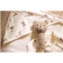 Jollein Hochet pour bébé - Ours en peluche - Vert olive - Boucle - 100% polyester - 22 x 9 x 20 cm