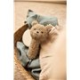 Jollein Hochet pour bébé - Ours en peluche - Vert olive - Boucle - 100% polyester - 22 x 9 x 20 cm