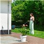 VONROC Enrouleur de Tuyau Automatique Mural 25M - Kit Complet pour Arrosage Facile et Efficace - Support Mural, Buse d’Arrosage 