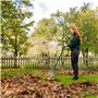 VONROC Kit d'Outils de Jardin 4 en 1 - Système Vfix - Ensemble Outils Jardinage - Feuillage, Balai, Houe et Cultivateur - pour E