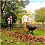VONROC Kit d'Outils de Jardin 4 en 1 - Système Vfix - Ensemble Outils Jardinage - Feuillage, Balai, Houe et Cultivateur - pour E