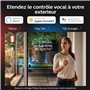 Philips Hue White & Color Applique murale Extérieure ECONIC en aluminium, Noir, fonctionne avec Alexa, Google Assistant et Apple