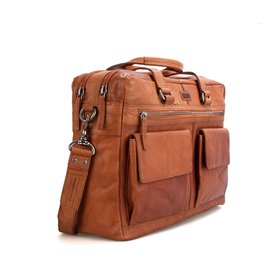Spikes & Sparrow Serviette - Porte-documents cuir 41 cm compartiment ordinateur portable