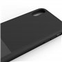 Superdry Coque de Protection en Toile moulée pour iPhone XR, Noir.
