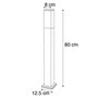 Qazqa malios - éclairage de terrasse et d'allée de jardin - 1 lumière - L 80 mm - Blanc - Design, Moderne - éclairage extérieur
