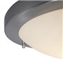 Qazqa yuma - Plafonnier - 1 lumière - Ø 310 mm - Acier - Design, Moderne - éclairage extérieur - Salle de bains