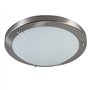 Qazqa yuma - Plafonnier - 1 lumière - Ø 310 mm - Acier - Design, Moderne - éclairage extérieur - Salle de bains