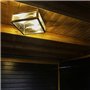 Qazqa rotterdam - Plafonnier - 2 lumière - L 280 mm - Acier - Moderne - éclairage extérieur - éclairage intérieur,Hall d’entrée