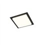 Qazqa lys - LED Plafonnier - 1 lumière - L 30 cm - Noir - Moderne - éclairage extérieur - Salle de bains