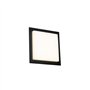 Qazqa lys - LED Plafonnier - 1 lumière - L 30 cm - Noir - Moderne - éclairage extérieur - Salle de bains