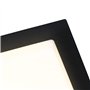 Qazqa lys - LED Plafonnier - 1 lumière - L 30 cm - Noir - Moderne - éclairage extérieur - Salle de bains