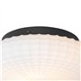Qazqa nohmi - Plafonnier - 1 lumière - Ø 23 cm - Blanc - Classique/Antique - éclairage extérieur - Salon I Chambre I Cuisine I S