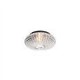 Qazqa nohmi - Plafonnier - 1 lumière - Ø 23 cm - Transparent - Classique/Antique - éclairage extérieur - Salon I Chambre I Cuisi