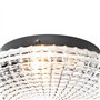 Qazqa nohmi - Plafonnier - 1 lumière - Ø 23 cm - Transparent - Classique/Antique - éclairage extérieur - Salon I Chambre I Cuisi