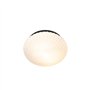 Qazqa nohmi - Plafonnier - 1 lumière - Ø 30 cm - Blanc - Classique/Antique - éclairage extérieur - Salon I Chambre I Cuisine I S