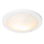 Qazqa yuma - Plafonnier - 2 lumière - Ø 41 cm - Blanc - Moderne - éclairage extérieur - Salle de bains