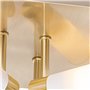 Qazqa bath - Plafonnier - 4 lumière - L 23 cm - Doré/Laiton - Moderne - éclairage extérieur - Salle de bains