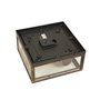 Qazqa charlois - Plafonnier - 2 lumière - L 24 cm - Doré/Laiton - Rustique - éclairage extérieur - Salle de bains