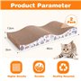 Tapis à Gratter pour Chat avec Carton Ondulé et Her