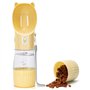 Nobleza - 250ML Bouteille d'eau Portable pour Chien pour Chien Chat avec 180g Récipient de Nourriture