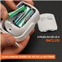 tiiwee X4 Détecteur de Mouvement et Alarme à Sirène - Sirène 120 DB - Système d'Alarme Antivol avec Télécommande - Extensible - 