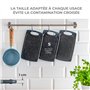 Exitoso Lot de 4 Planches à découper - Planche a Decouper Plastique - Poignée Facile à Saisir & Rainure de Jus - Passe au Lave-v