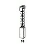 Balais de Charbon pour RYOBI CH485I marteau - 7x11x18mm - 2.8x4.3x7.1''