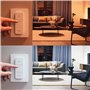 Philps White Ambiance WELLNER Lampe à poser 1x9.5W - Blanc (télécommande incluse), compatible Bluetooth, fonctionne avec Alexa, 