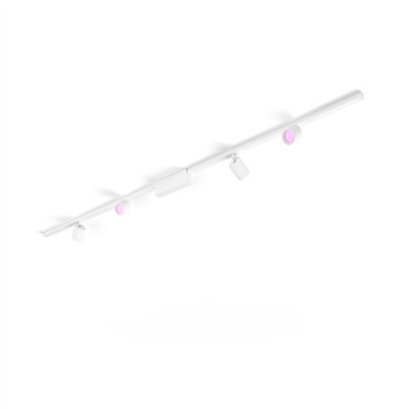 Philips Hue Perifo Kit Plafonnier avec 4 x suspension cylindrique - Blanc