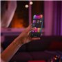 Philips Hue Perifo Kit Plafonnier avec 4 x suspension cylindrique - Blanc, compatible Bluetooth, fonctionne avec Alexa, Google A