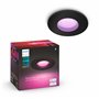 Philips Hue White and Color Ambiance Spot connecté encastré noir 1x5.7W