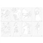 Disney Princess - Spray Pen Set Deluxe (DP22368) - Kit de Stylos Pulvérisateurs pour Colorier et Dessiner - 12 Stylos et 16 Poch