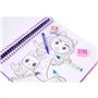 Gabby's Dollhouse - Livre de pochoirs - Dreamworks - Livre de coloriage d'activités - Color & Create (GD24356)