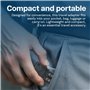 Adaptateur de Voyage Universel 25W – MMOBIEL – Prise Internationale avec Connecteur Mâle – 1x USB-C (25W) + 1x USB-A (18W) – pou