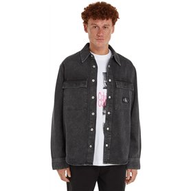 Calvin Klein Jeans Relaxed Linear Shirt J30J324581 Chemises décontractées