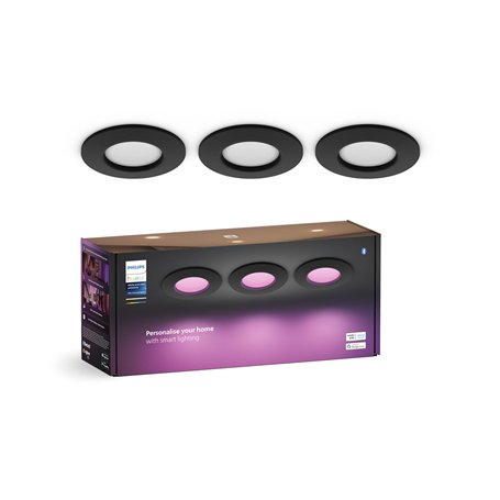 Philips Hue pack de 3 spots encastrés connectés