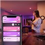 Philips Hue White & Color Ambiance Centura Lot de 3 spots encastrés ronds, plafonniers à intensité variable, contrôle intelligen